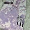 Floral Knife Bleached Hoodie - Image 3